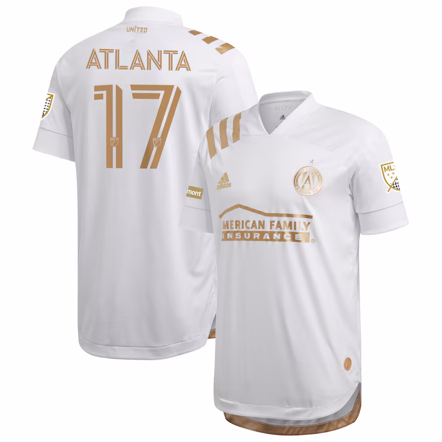 Men's Atlanta United FC adidas White 2020 King's Authentic Jersey - Jersey
