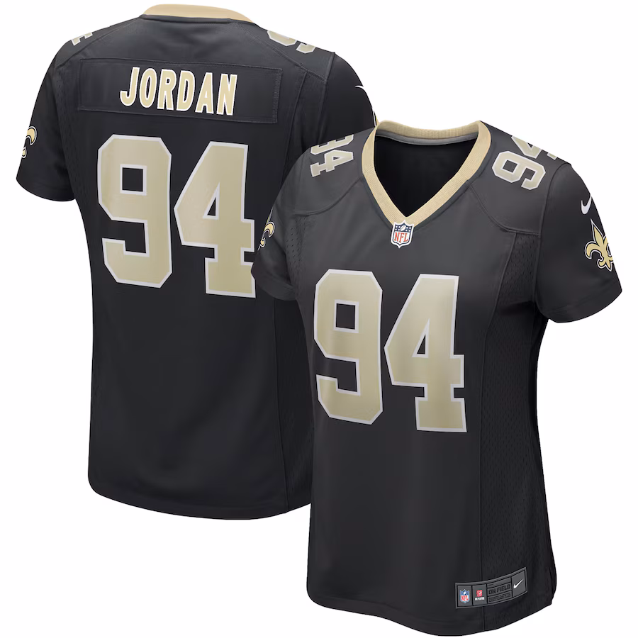 Women's Nike Cameron Jordan Black New Orleans Saints Game Jersey - Jersey
