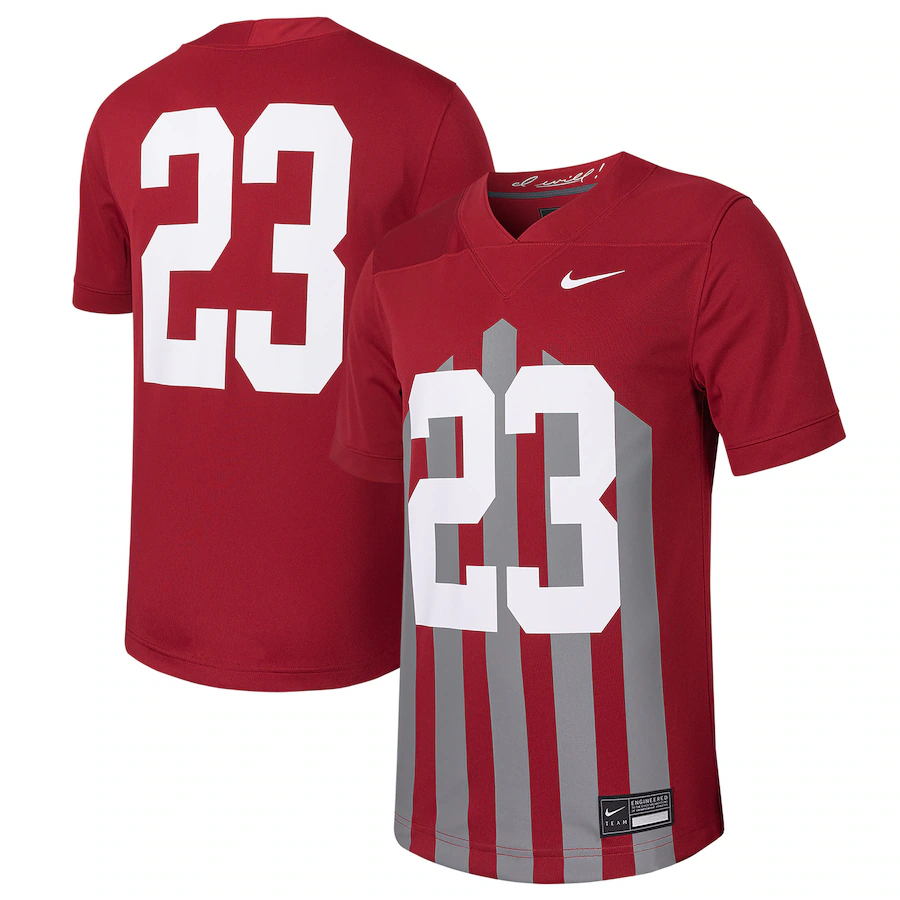 Men's Nike #23 Cardinal Iowa State Cyclones Untouchable Football Replica Jersey - Jersey