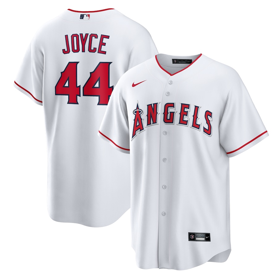 Men's Los Angeles Angels Ben Joyce Nike White Home Replica Jersey - Jersey