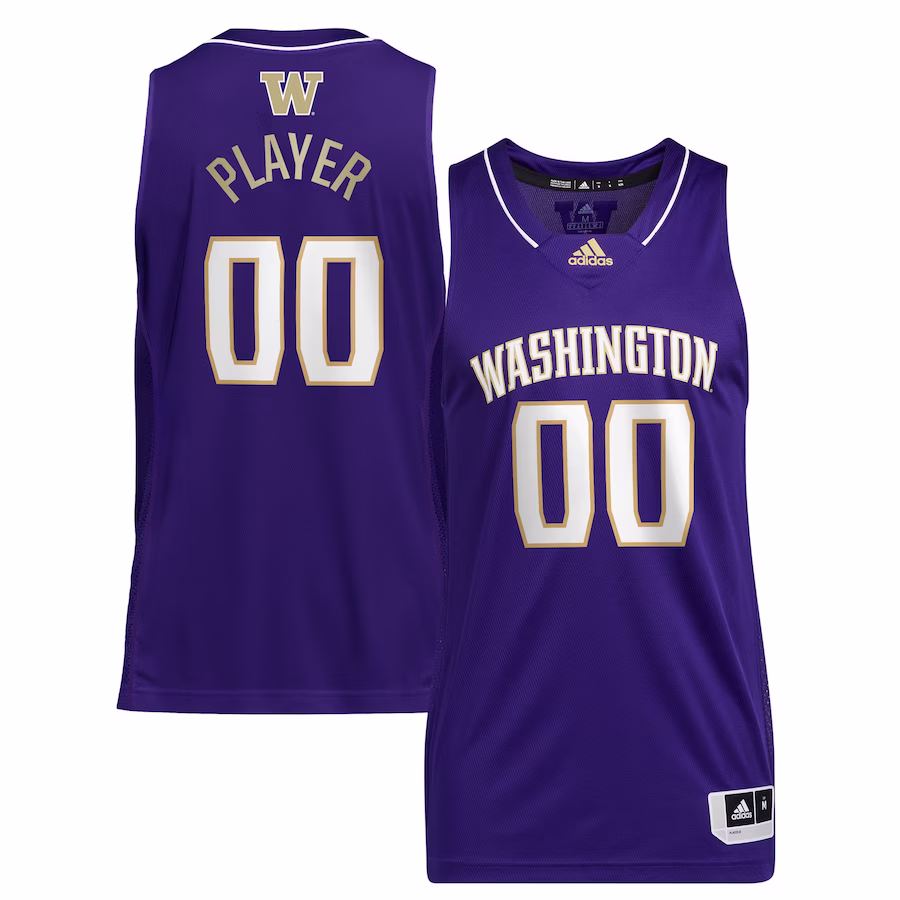 Washington Huskies adidas Unisex Pick-A-Player NIL Women's Basketball Jersey - Purple - Jersey
