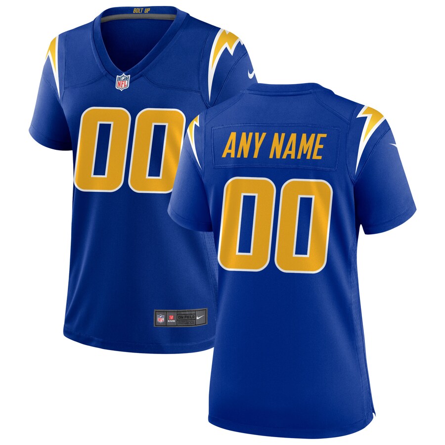 Women's Los Angeles Chargers Nike Royal Alternate Custom Game Jersey - Jersey