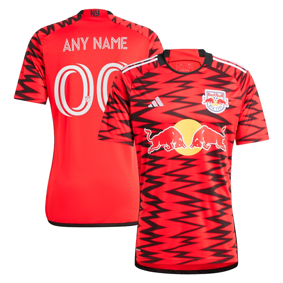 Men's New York Red Bulls  adidas Red 2024 Legacy Replica Custom Jersey - Jersey