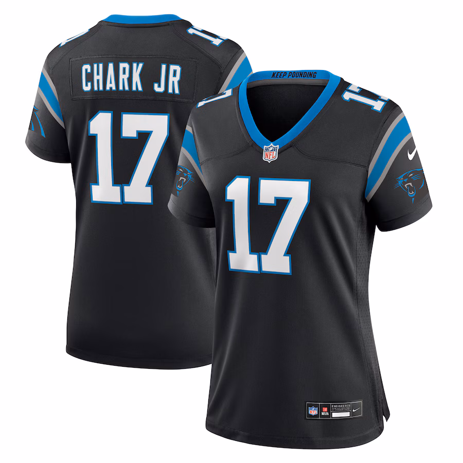 Women's Carolina Panthers DJ Chark Jr. Nike Black Game Jersey - Jersey