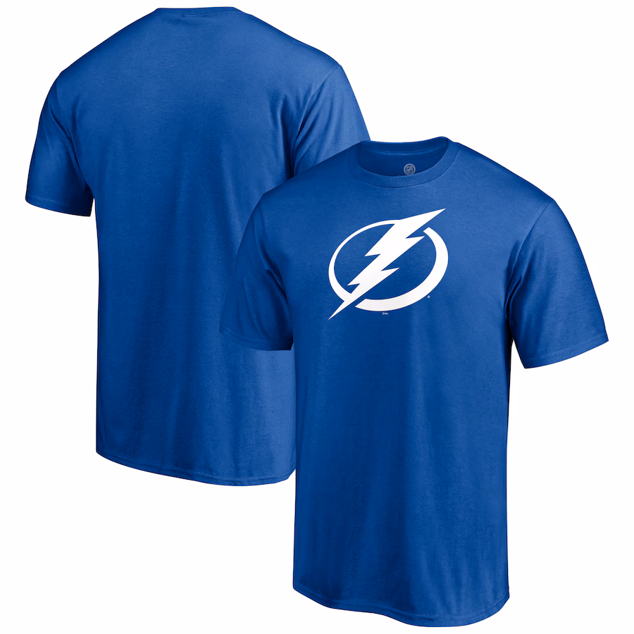 Men's Tampa Bay Lightning Royal Logo T-Shirt - Jersey