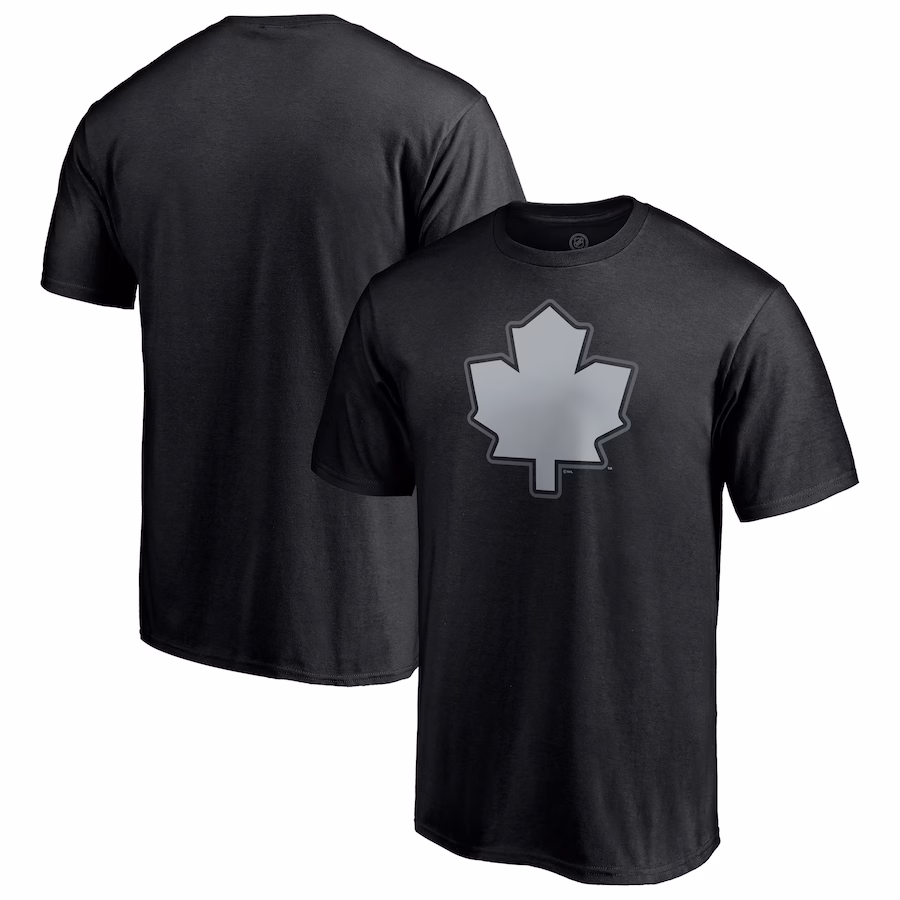 Men's Toronto Maple Leafs Black Special Edition Secondary Logo T-Shirt - Jersey