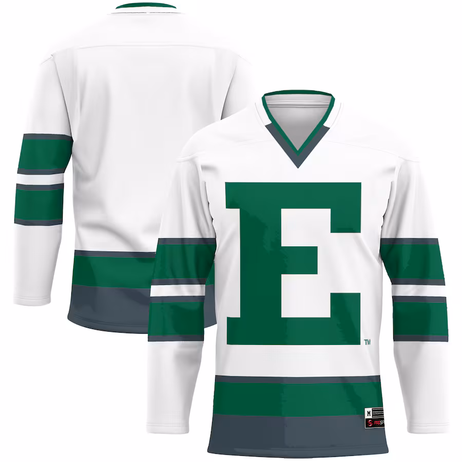 Eastern Michigan Eagles GameDay Greats Hockey Jersey - Green - Jersey