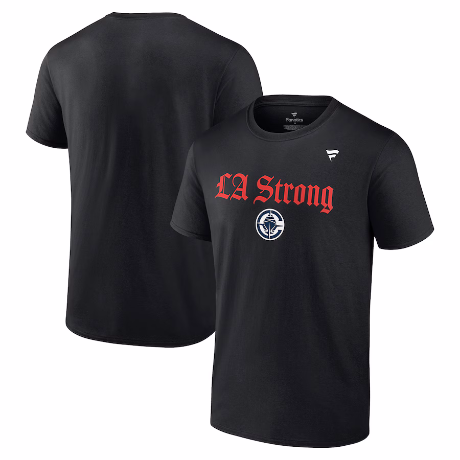 Unisex LA Clippers Fanatics Black LA Strong T-Shirt - Jersey