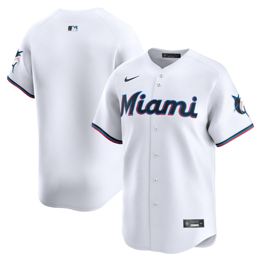 Youth Miami Marlins Nike White Home Limited Jersey - Jersey