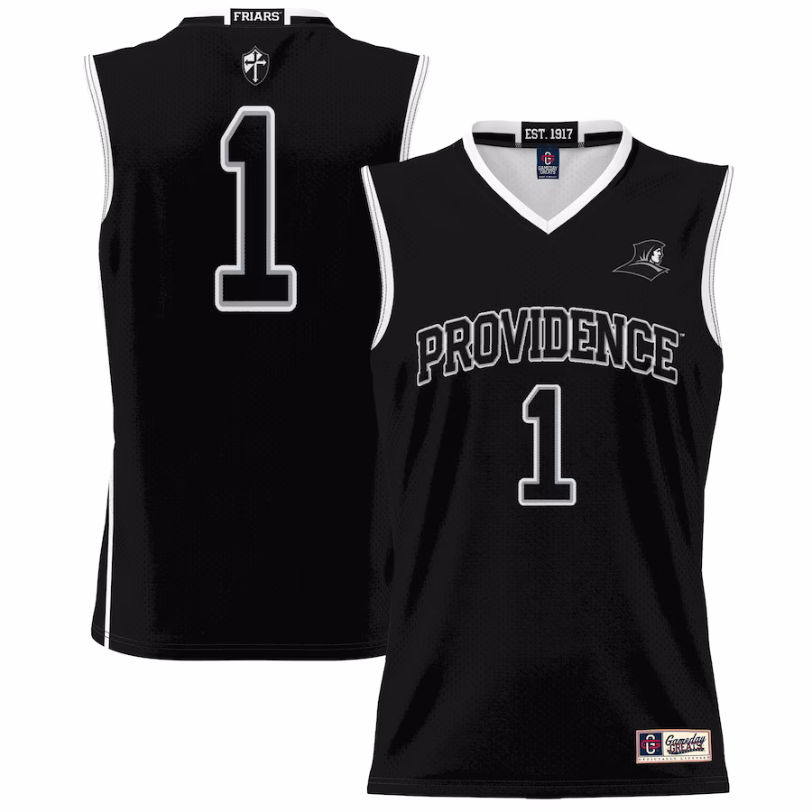 #1 Providence Friars GameDay Greats Unisex Lightweight Basketball Jersey - Black - Jersey