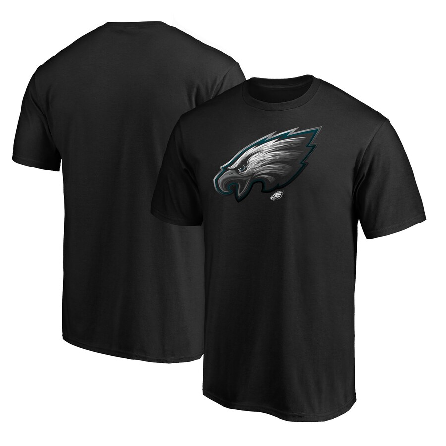 Men's Philadelphia Eagles  Black Midnight Mascot T-Shirt - Jersey
