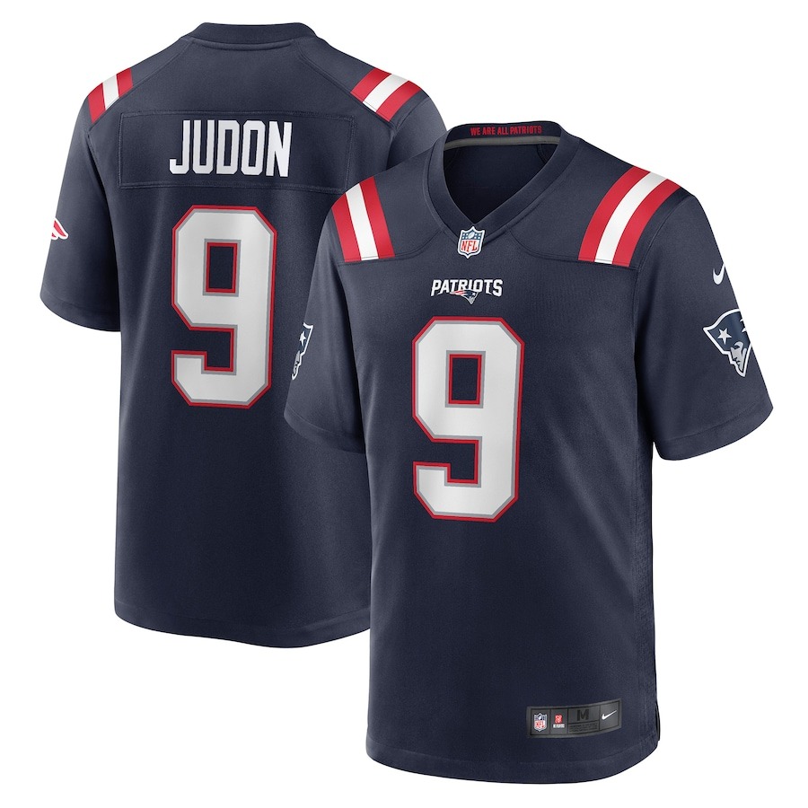Men's New England Patriots Matthew Judon Nike Navy Game Player Jersey - Jersey
