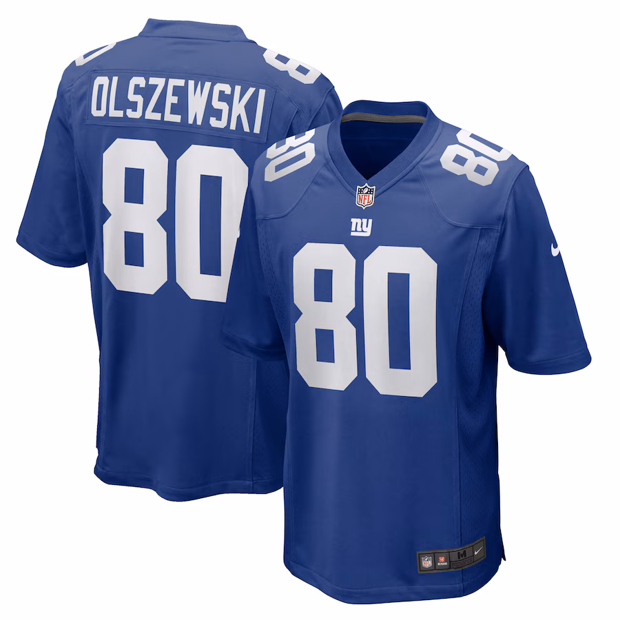 Men's New York Giants Gunner Olszewski Nike Royal Team Game Jersey - Jersey