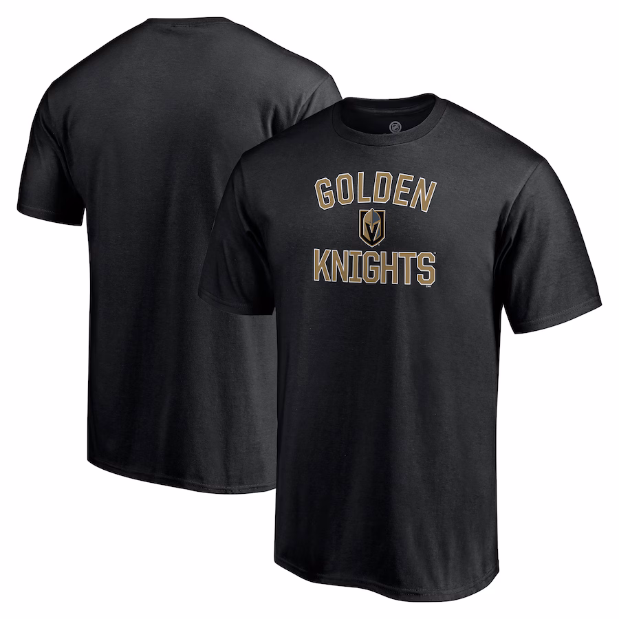 Men's Vegas Golden Knights Black Victory Arch T-Shirt - Jersey
