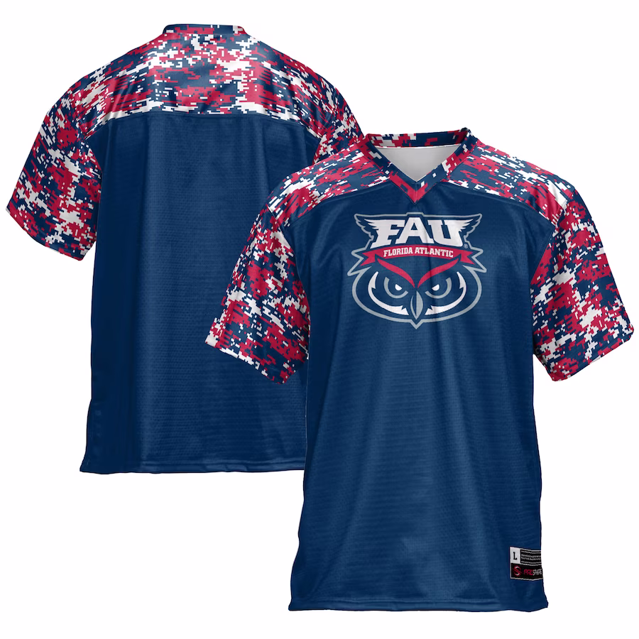 Florida Atlantic Owls GameDay Greats Football Jersey - Navy - Jersey