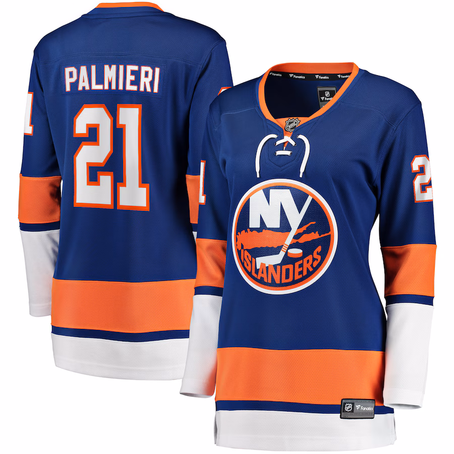 Women's New York Islanders Kyle Palmieri Fanatics Royal Home Breakaway Replica Jersey - Jersey