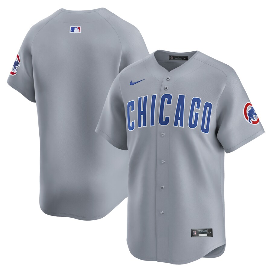 Men's Chicago Cubs  Nike Gray Road Limited Jersey - Jersey