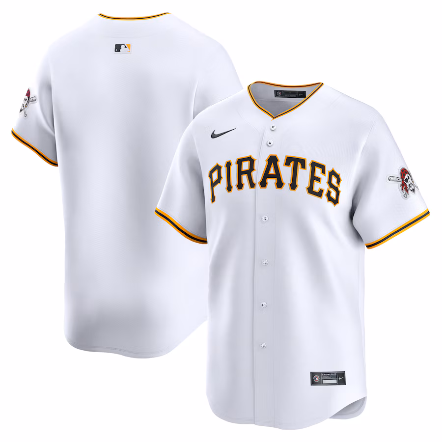 Youth Pittsburgh Pirates Nike White Home Limited Jersey - Jersey