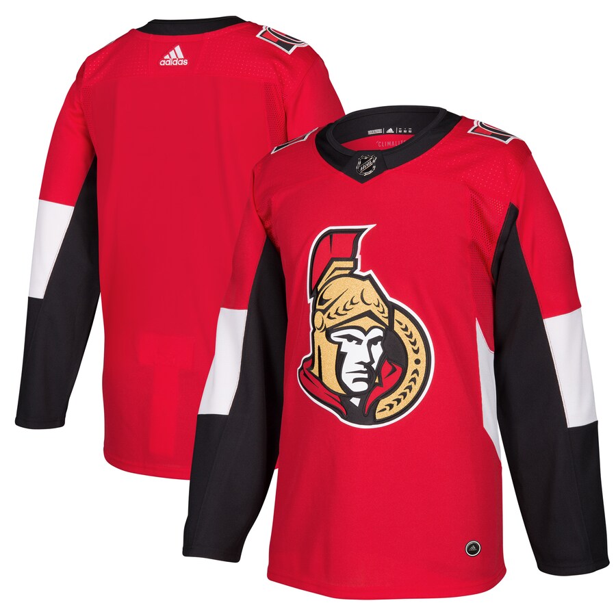 Men's Ottawa Senators adidas Red Home Authentic Blank Jersey - Jersey