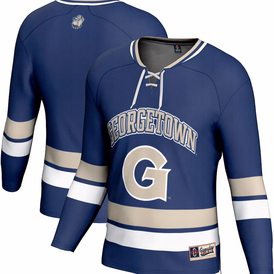 Youth  GameDay Greats Navy Georgetown Hoyas Spirit Hockey Jersey - Jersey