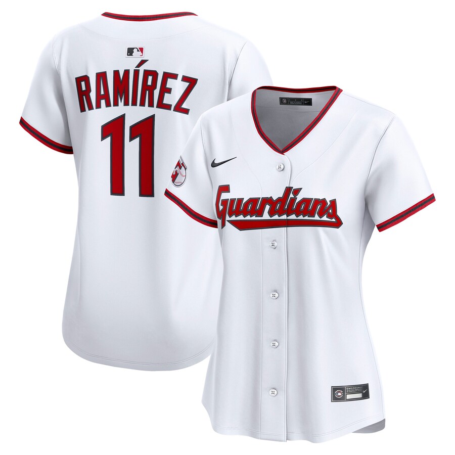 Women's Cleveland Guardians José Ramírez Nike White Home Limited Player Jersey - Jersey