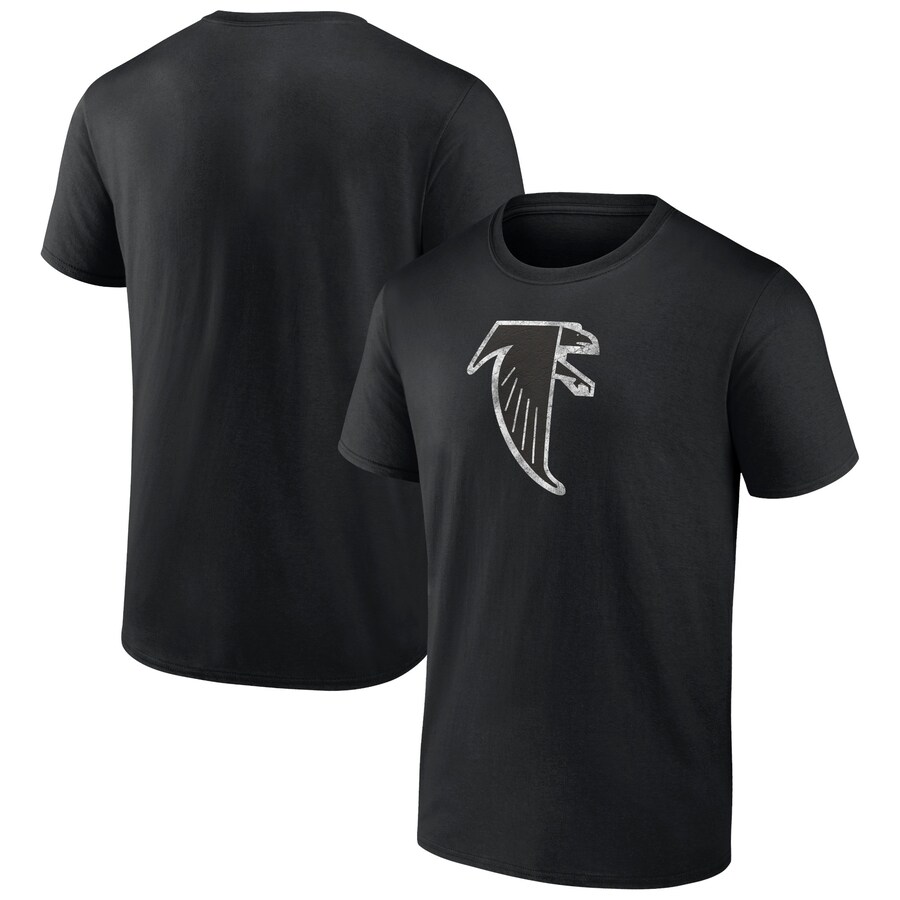 Men's Atlanta Falcons  Black Throwback T-Shirt - Jersey