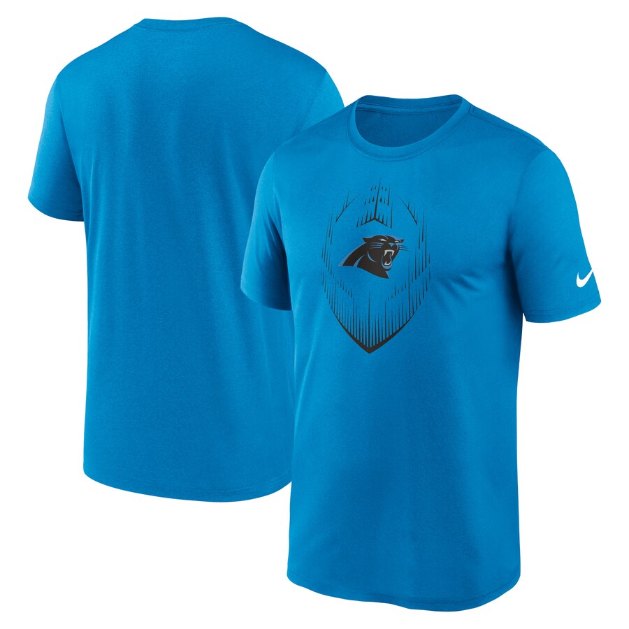 Men's Carolina Panthers Nike Blue Primetime Legend Icon Performance T-Shirt - Jersey