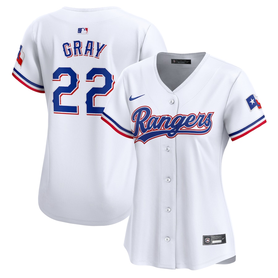 Women's Texas Rangers Jon Gray Nike White Home Limited Player Jersey - Jersey