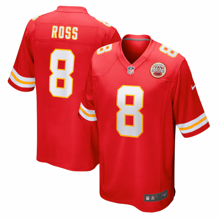 Men's Kansas City Chiefs Justyn Ross Nike Red Home Game Player Jersey - Jersey