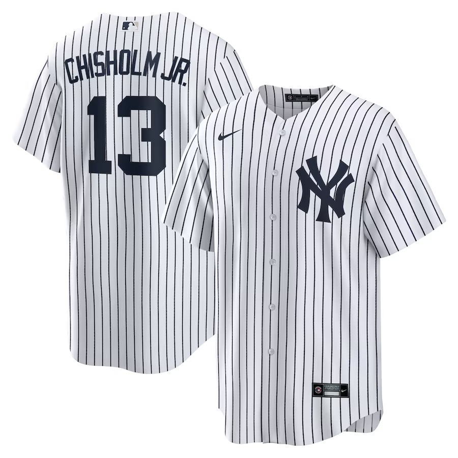 Men's New York Yankees Jazz Chisholm Jr. Nike White Home Replica Player Jersey - Jersey