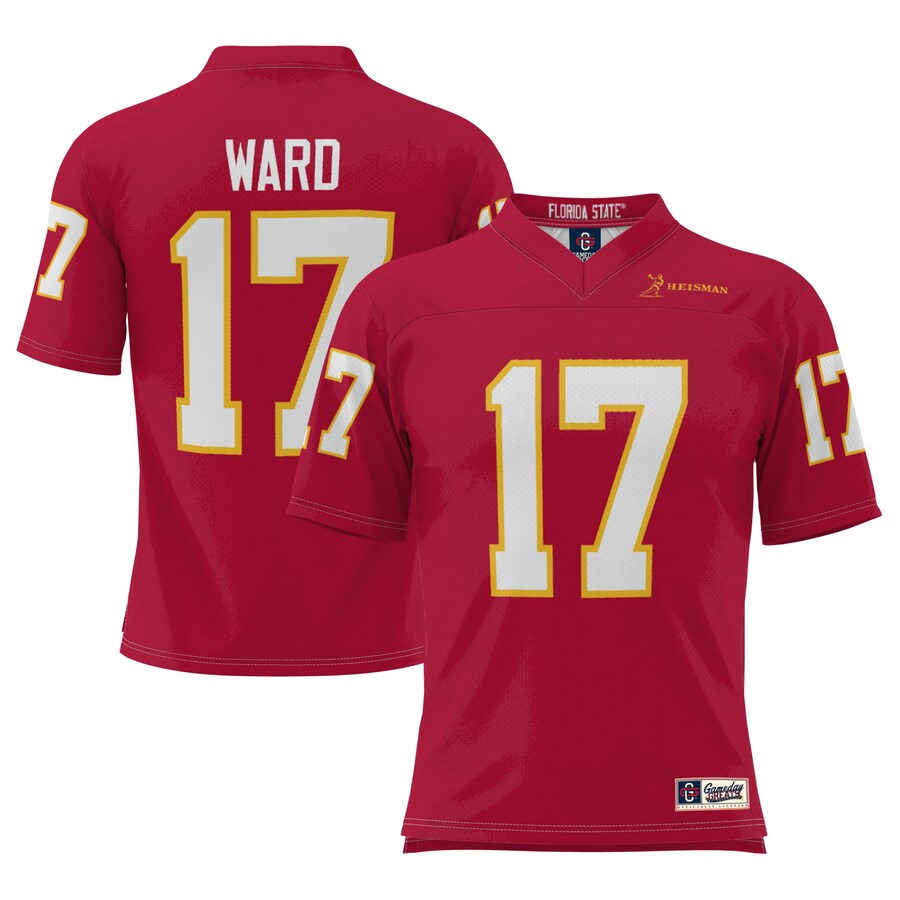 Men's GameDay Greats Charlie Ward Garnet Florida State Seminoles Heisman Football Jersey - Jersey
