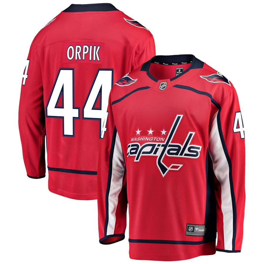 Men's Washington Capitals Brooks Orpik Fanatics Branded Red Breakaway Home Player Jersey - Jersey