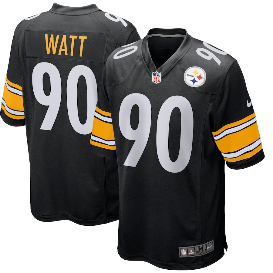 Youth Pittsburgh Steelers T.J. Watt Nike Black Game Jersey - Jersey