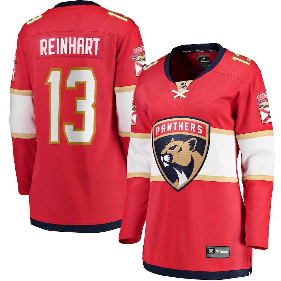 Women's Florida Panthers Sam Reinhart Fanatics Red Breakaway Player Jersey - Jersey