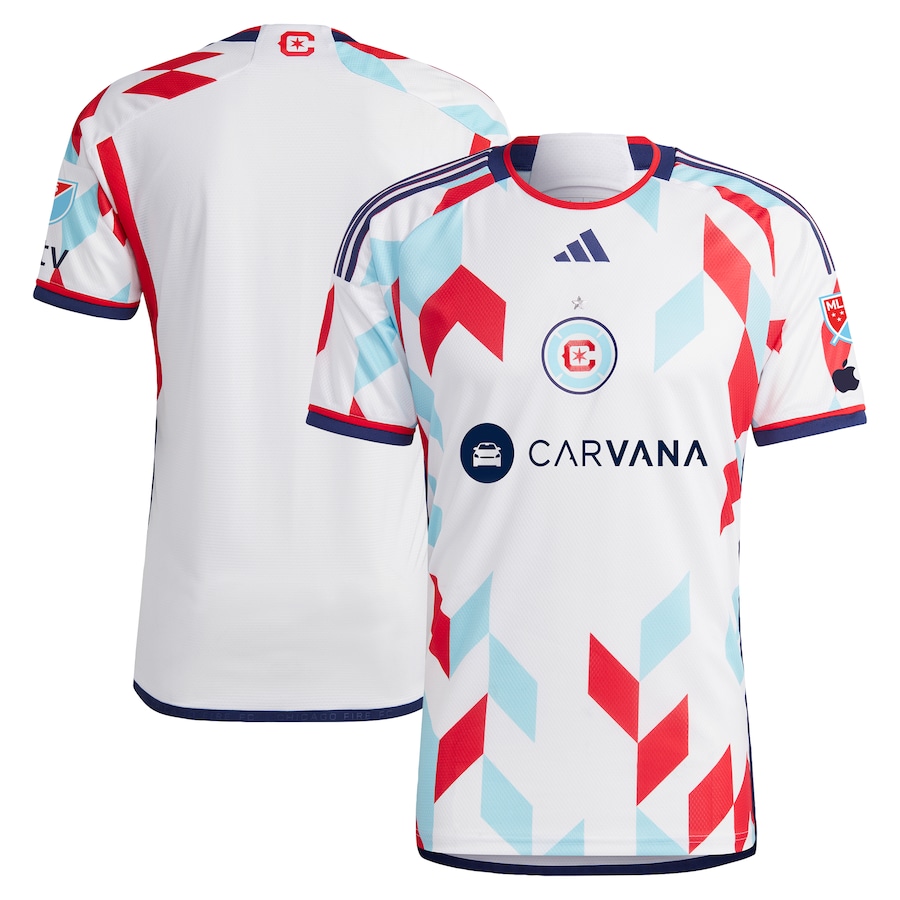 Men's Chicago Fire  adidas White 2024 A Kit For All Authentic Jersey - Jersey
