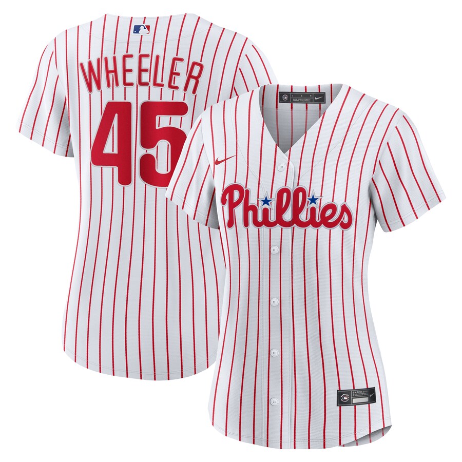 Women's Philadelphia Phillies Zack Wheeler Nike White Home Replica Jersey - Jersey