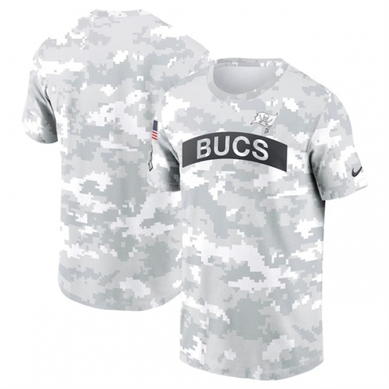 Men's Tampa Bay Buccaneers 2024 Arctic Camo Salute To Service Performance T-Shirt - Jersey
