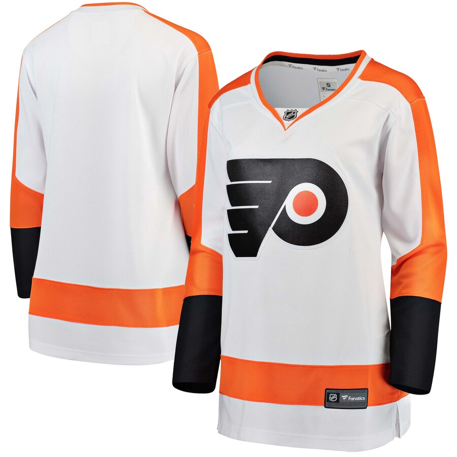 Women's Philadelphia Flyers Fanatics Branded White Away Breakaway Jersey - Jersey