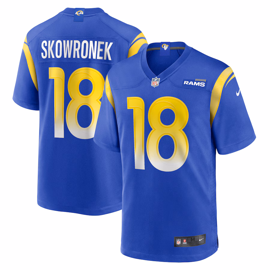 Men's Los Angeles Rams Ben Skowronek Nike Royal Game Jersey - Jersey