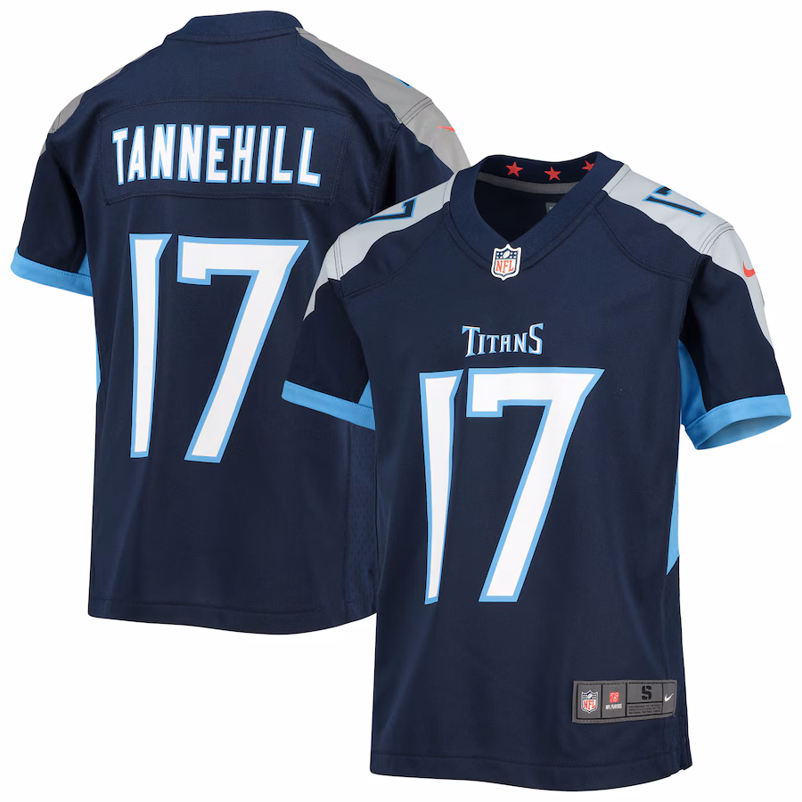 Youth Tennessee Titans Ryan Tannehill Nike Navy Game Jersey - Jersey
