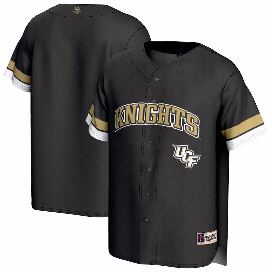 Unisex GameDay Greats Black UCF Knights Spirit Baseball Jersey - Jersey