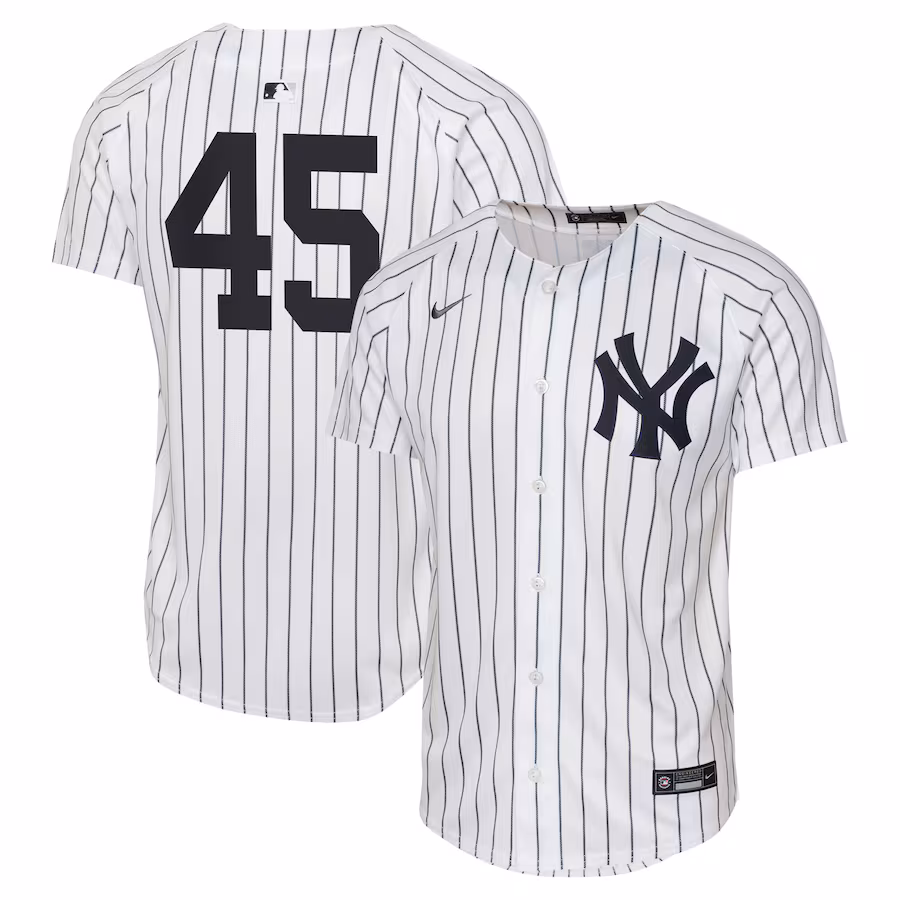 Youth New York Yankees Gerrit Cole Nike White Home Limited Jersey - Jersey