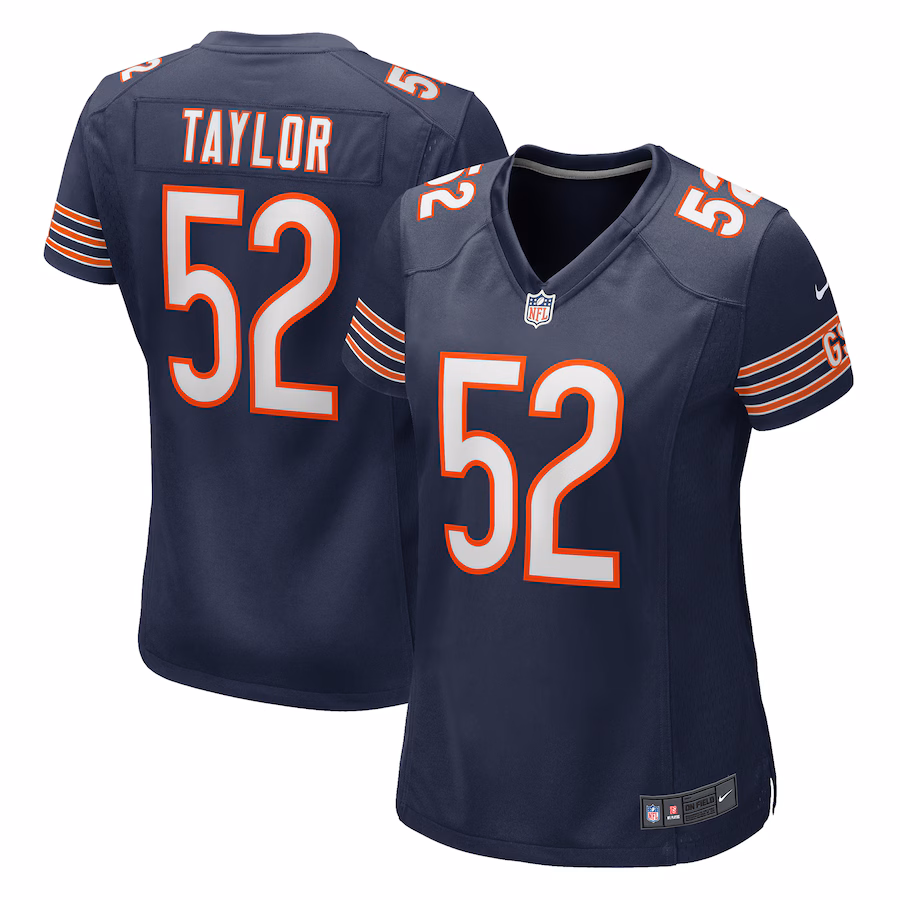 Women's Chicago Bears Darrell Taylor Nike Navy Game Jersey - Jersey
