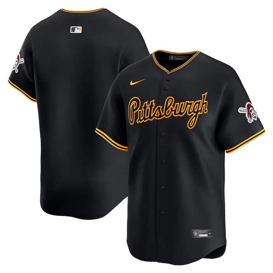 Men's Pittsburgh Pirates Nike Black Alternate Limited Jersey - Jersey