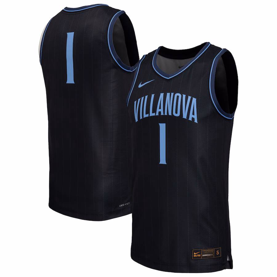 Men's Nike  Navy Villanova Wildcats  Replica Basketball Jersey - Jersey