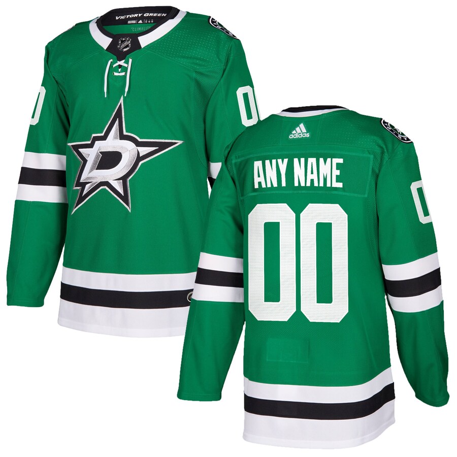 Men's Dallas Stars adidas Kelly Green Authentic Custom Jersey - Jersey