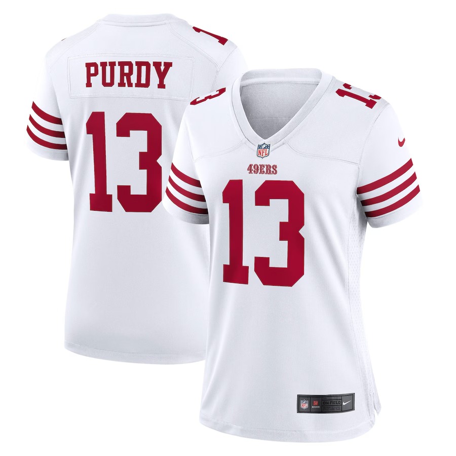 Women's San Francisco 49ers Brock Purdy Nike White Game Jersey - Jersey