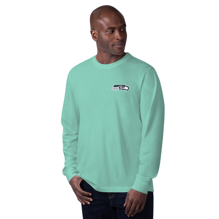 Men's Seattle Seahawks  Margaritaville Mint Pregame Long Sleeve T-Shirt - Jersey