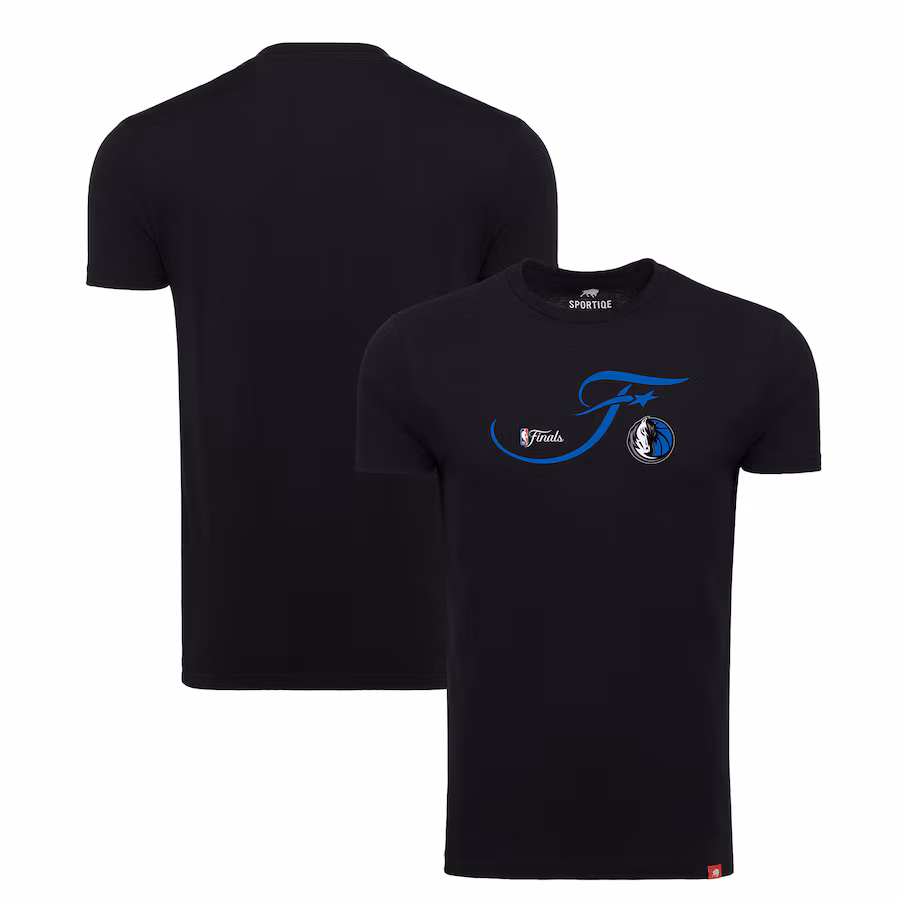 Unisex Dallas Mavericks Sportiqe Black 2024 NBA Finals Super Soft Comfy Tri-Blend T-Shirt - Jersey