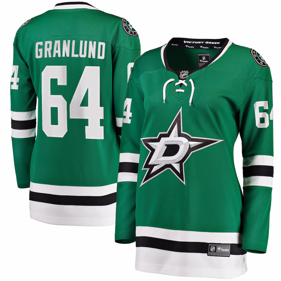 Women's Dallas Stars Mikael Granlund Fanatics Kelly Green Home Breakaway Player Jersey - Jersey